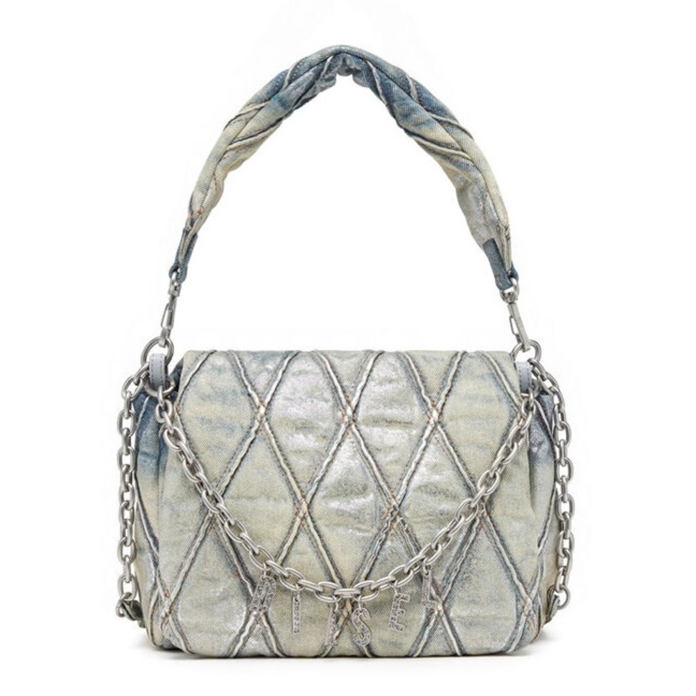 Diesel Charm-D Bag Size M - Denim Light Blue NWT✨